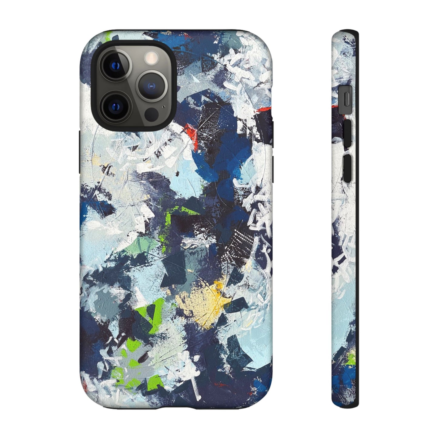 SpiralOutArt© "Skiing the Mexican Alps" – Tough Phone Case