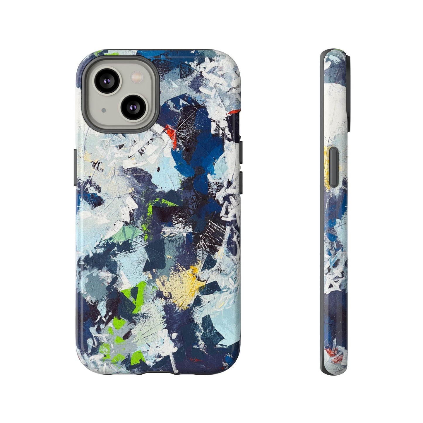 SpiralOutArt© "Skiing the Mexican Alps" – Tough Phone Case