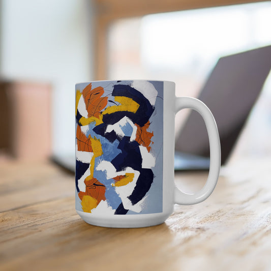 SpiralOutArt© "Gemini Juxtaposition" Ceramic Mug, (11oz, 15oz)