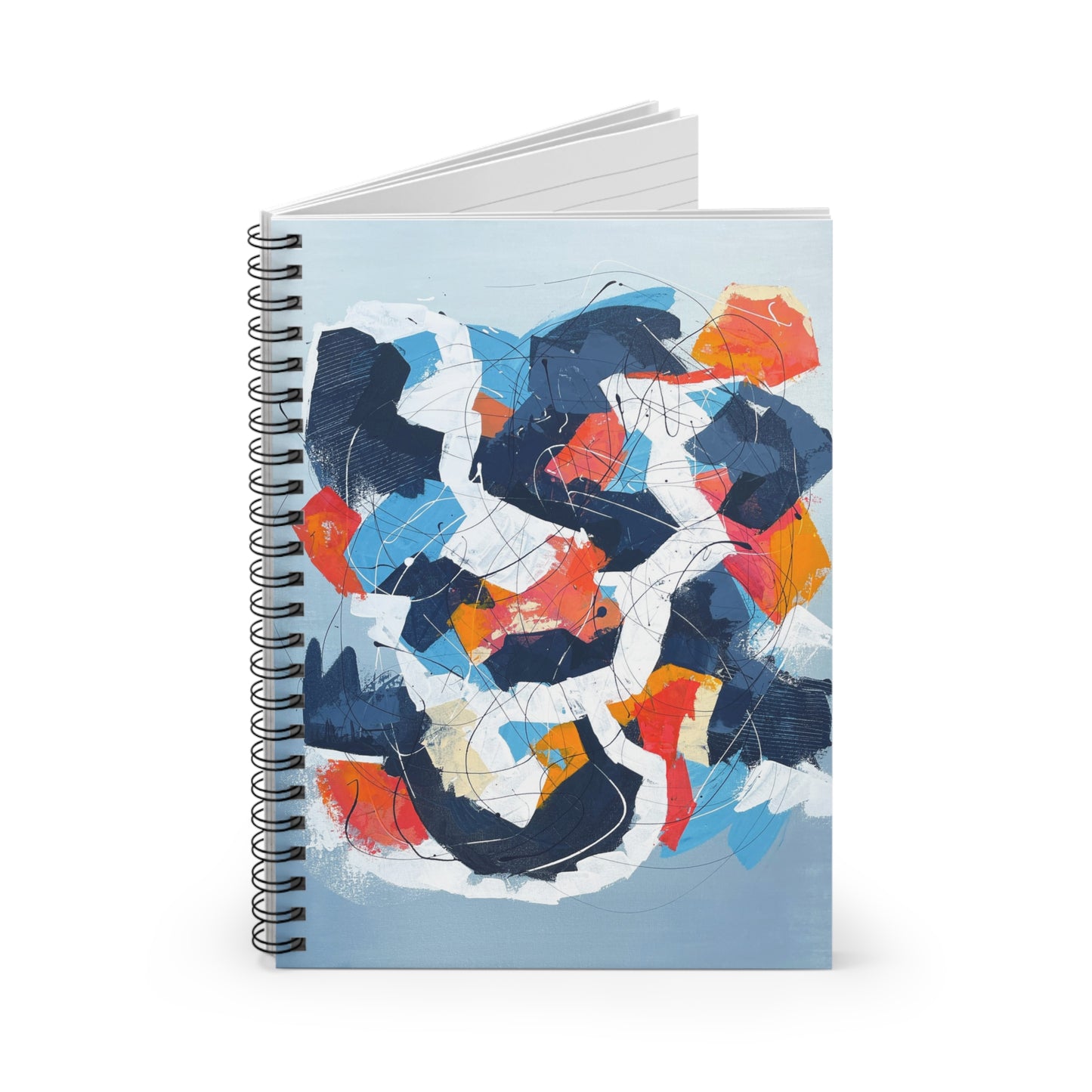 SpiralOutArt© "No Ask Assumption" – Spiral Notebook - Ruled Line