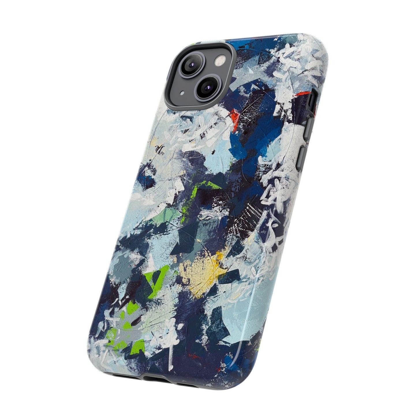 SpiralOutArt© "Skiing the Mexican Alps" – Tough Phone Case