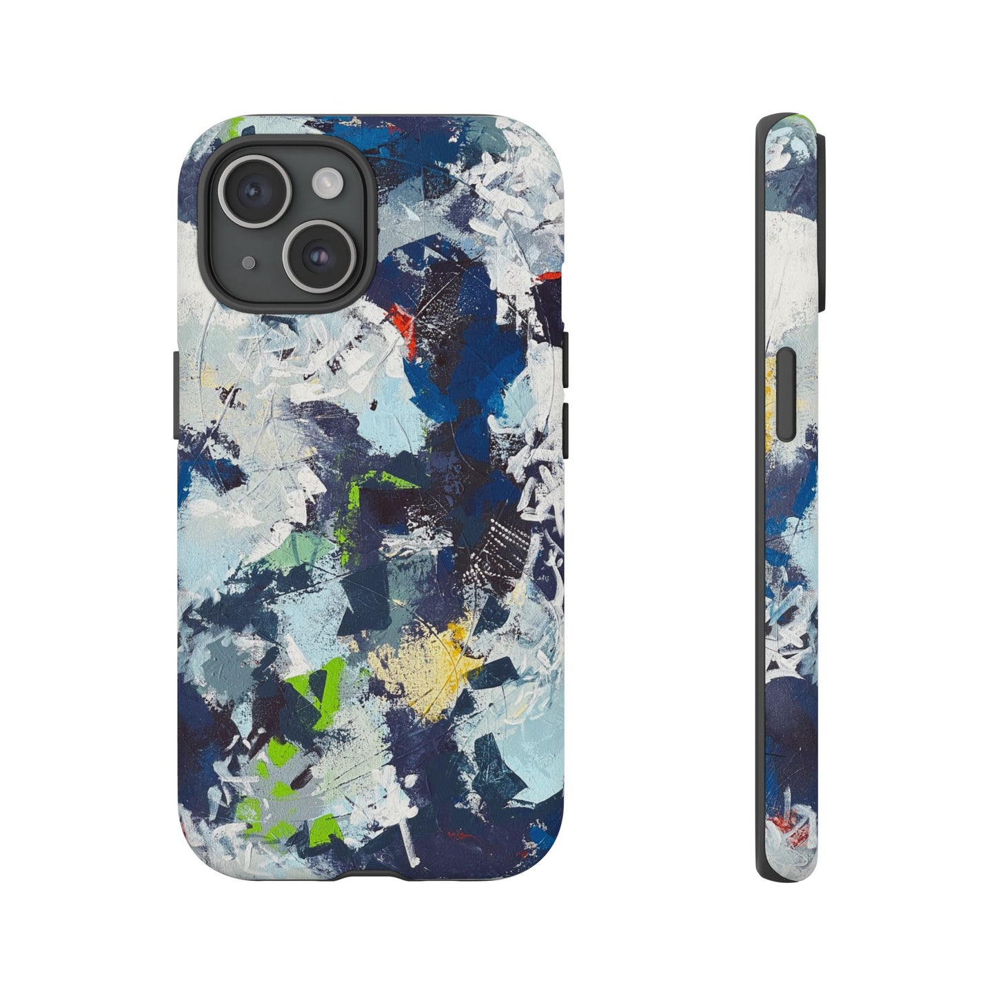 SpiralOutArt© "Skiing the Mexican Alps" – Tough Phone Case