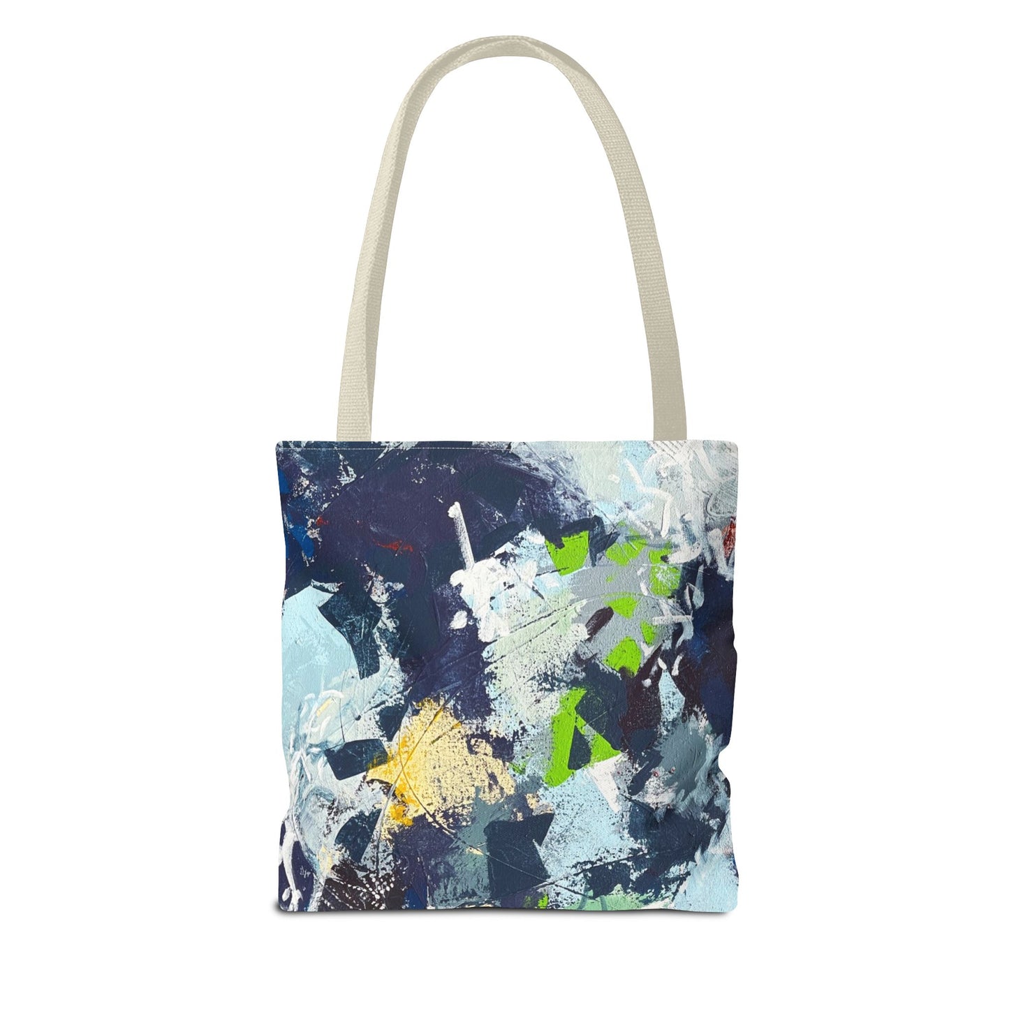 SpiralOutArt© "Skiing the Mexican Alps" Tote Bag (AOP)