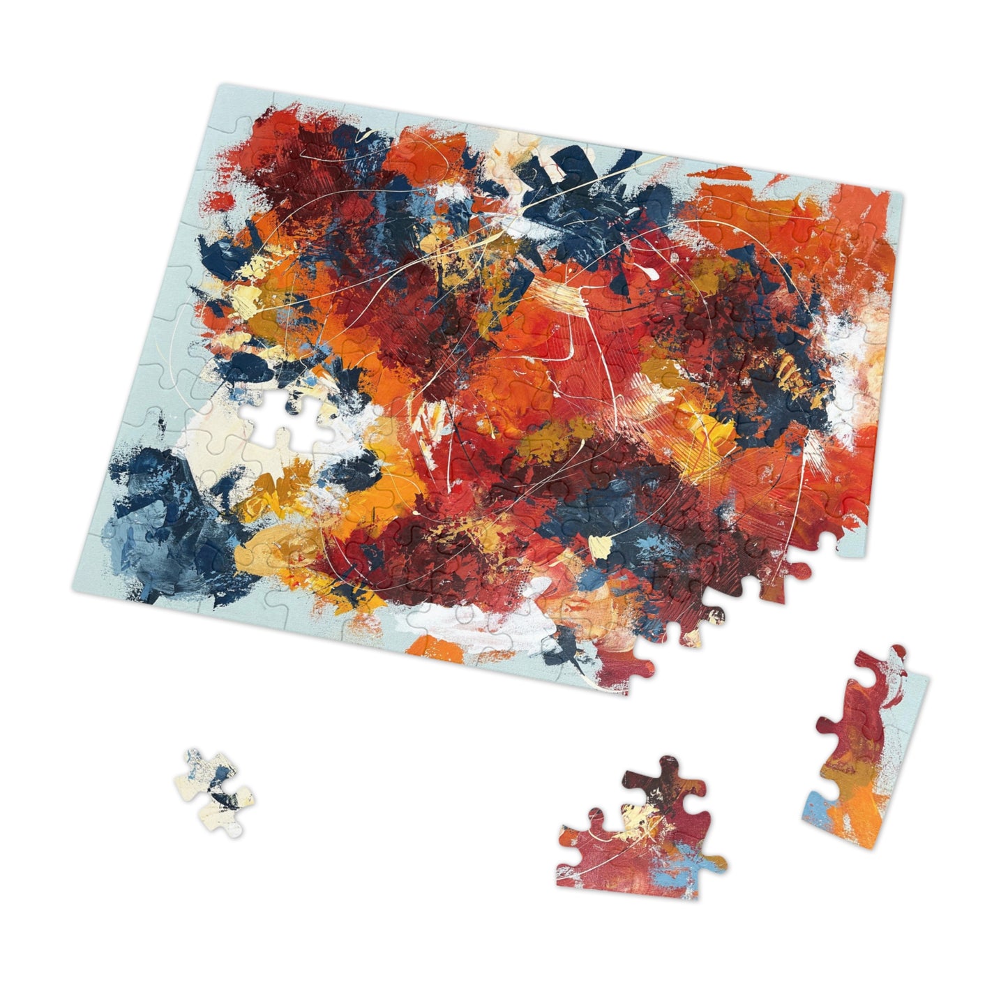 SpiralOutArt© "A Fish Can't See Water" Jigsaw Puzzle (30, 110, 252, 500,1000-Piece)