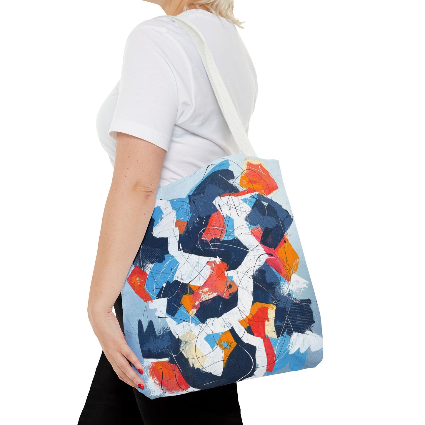 SpiralOutArt© "No Ask Assumption" Tote Bag (AOP)