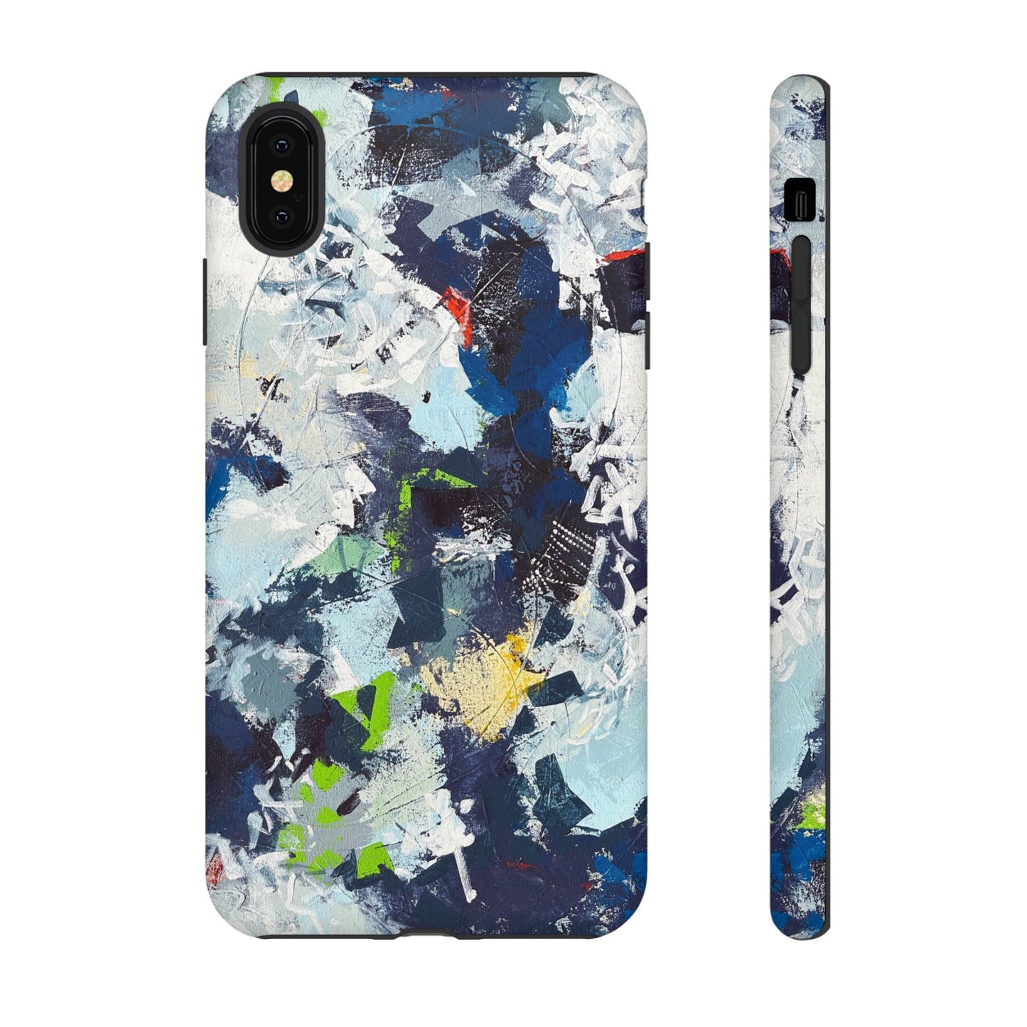 SpiralOutArt© "Skiing the Mexican Alps" – Tough Phone Case