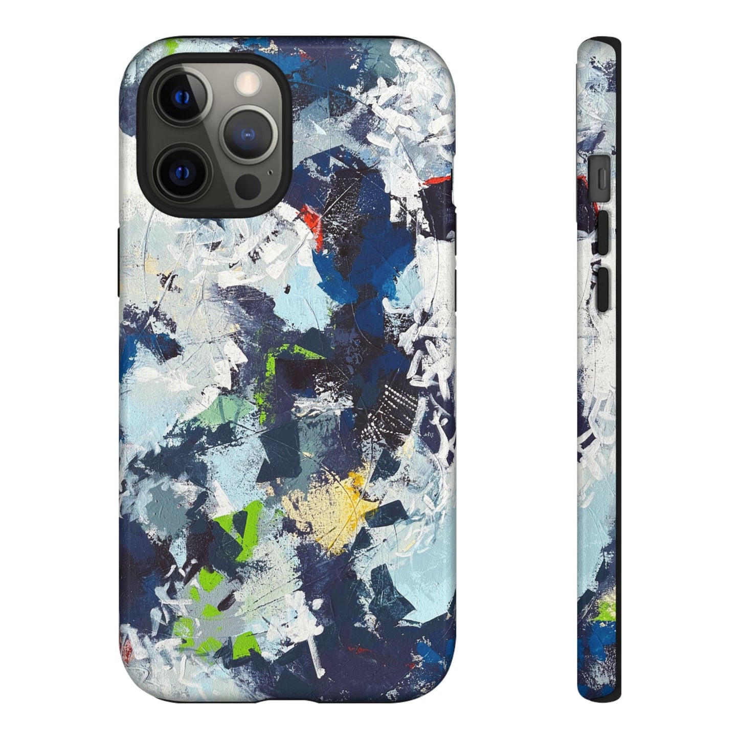 SpiralOutArt© "Skiing the Mexican Alps" – Tough Phone Case