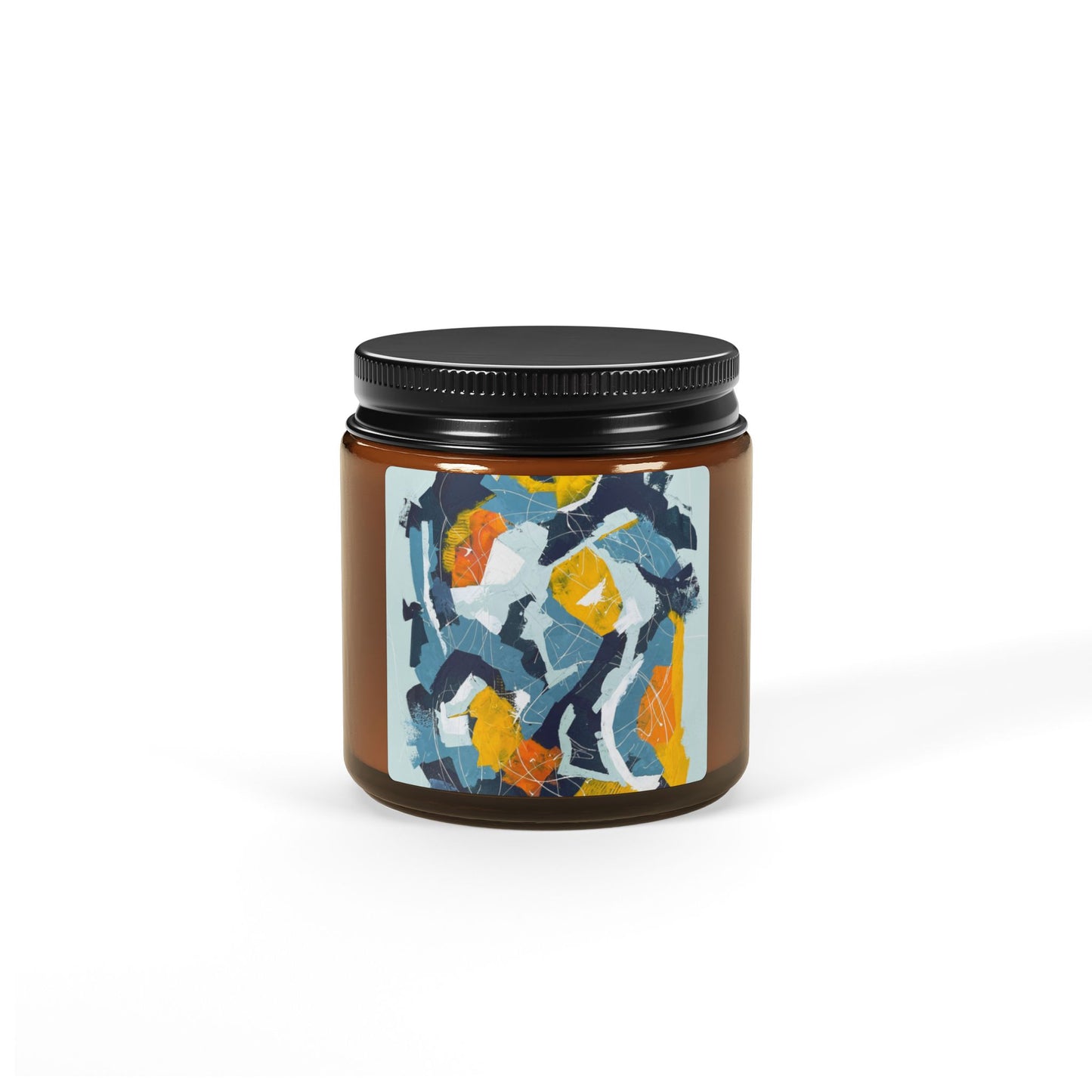 SpiralOutArt© "Healthy Dose of Cringe" Scented Soy Candle (Multi-Size, Amber Jar)