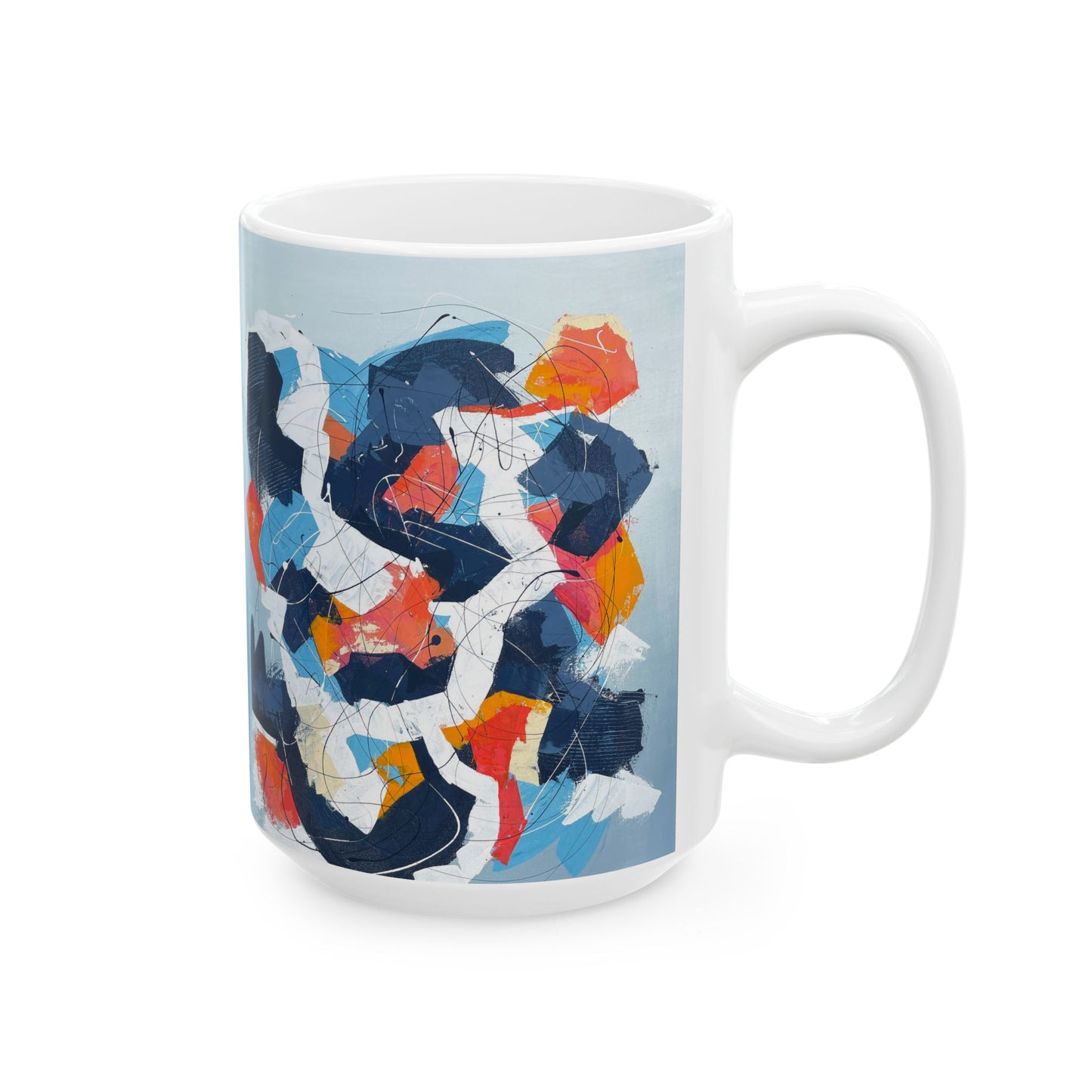 SpiralOutArt© "No Ask Assumption" Ceramic Mug, (11oz, 15oz)