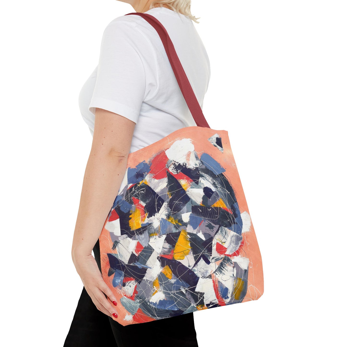 SpiralOutArt© "Little Revolving Doors" Tote Bag (AOP)