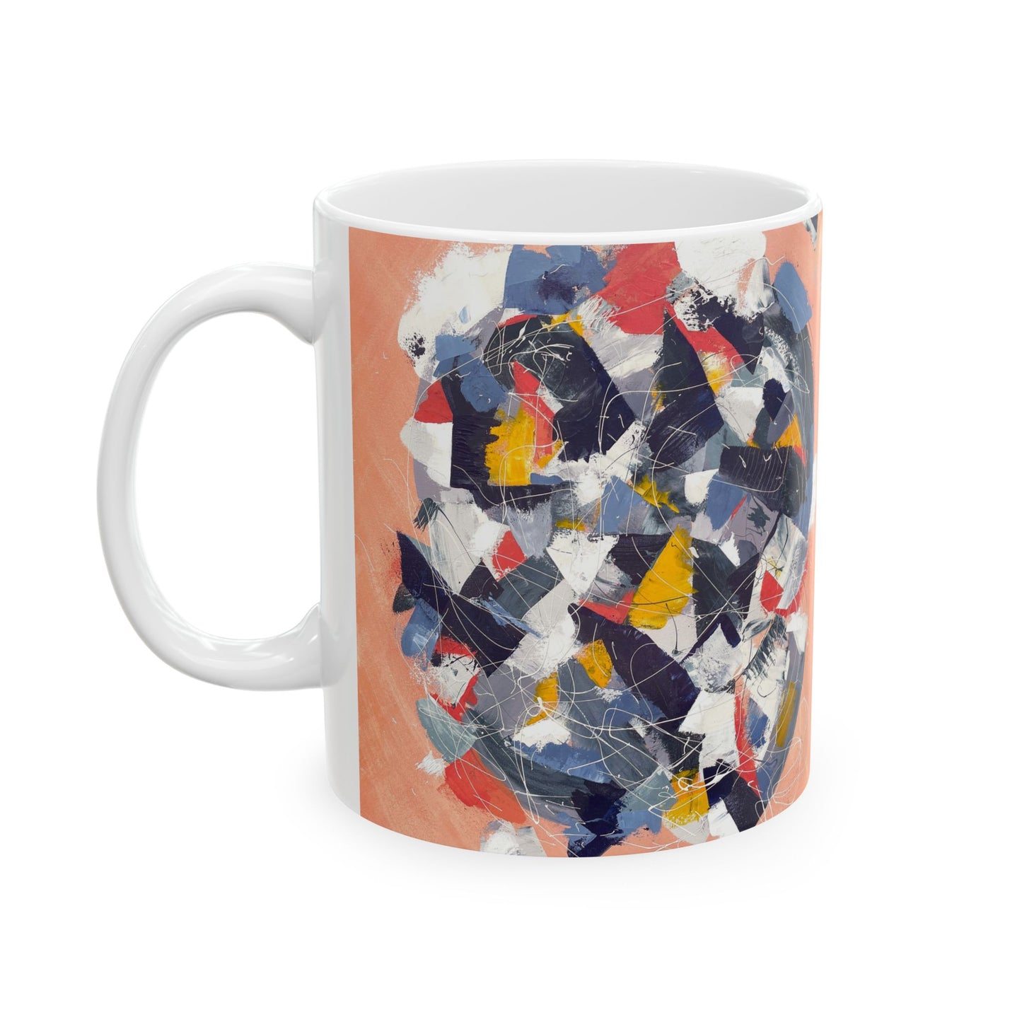 SpiralOutArt© "Little Revolving Doors" Ceramic Mug, (11oz, 15oz)