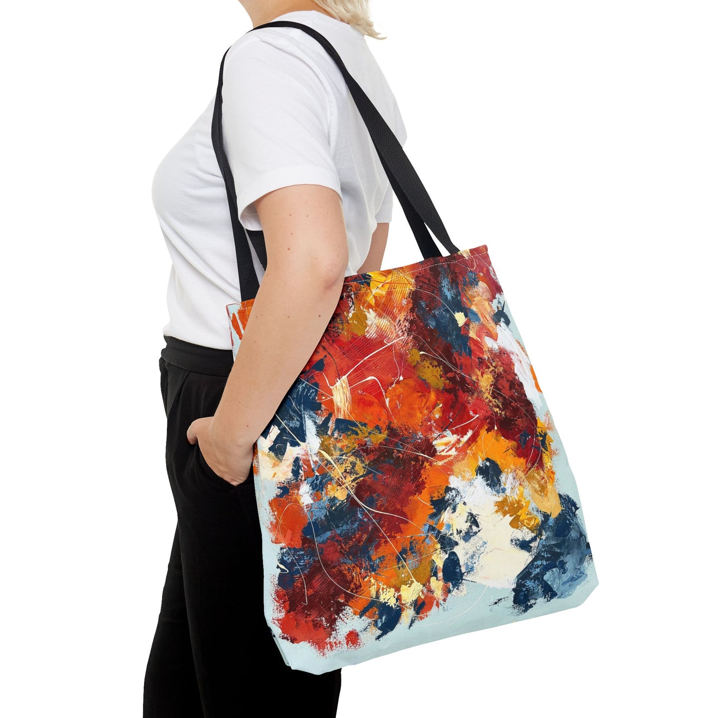 SpiralOutArt© "A Fish Can't See Water" Tote Bag (AOP)