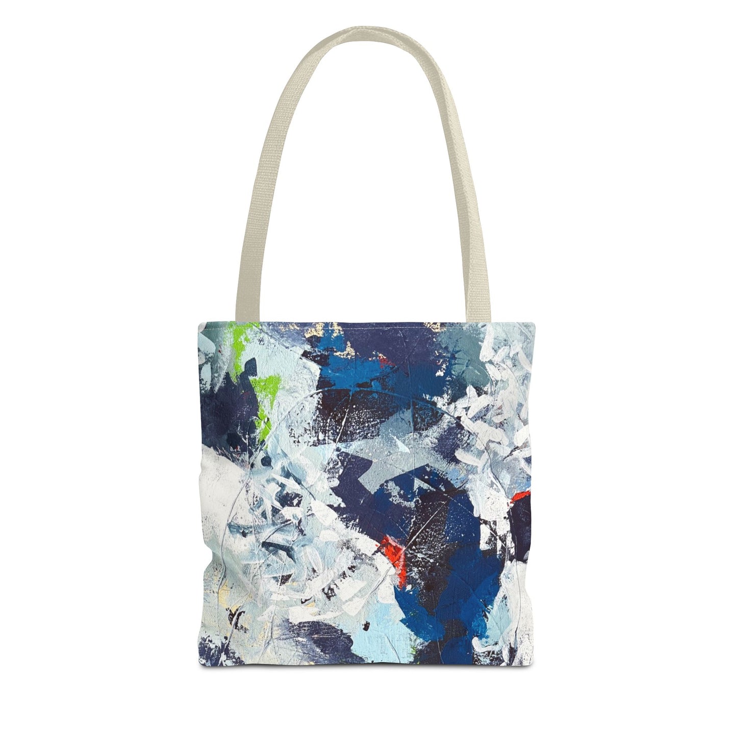 SpiralOutArt© "Skiing the Mexican Alps" Tote Bag (AOP)