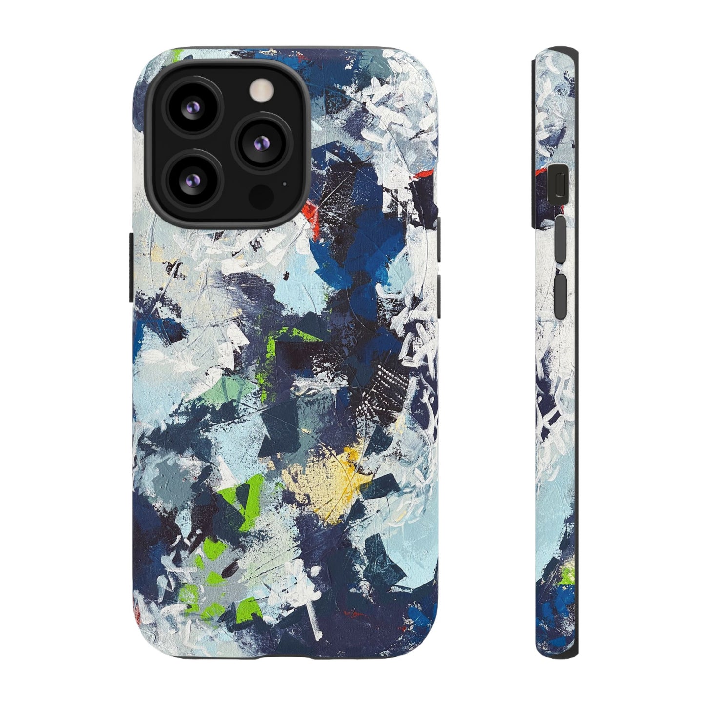 SpiralOutArt© "Skiing the Mexican Alps" – Tough Phone Case