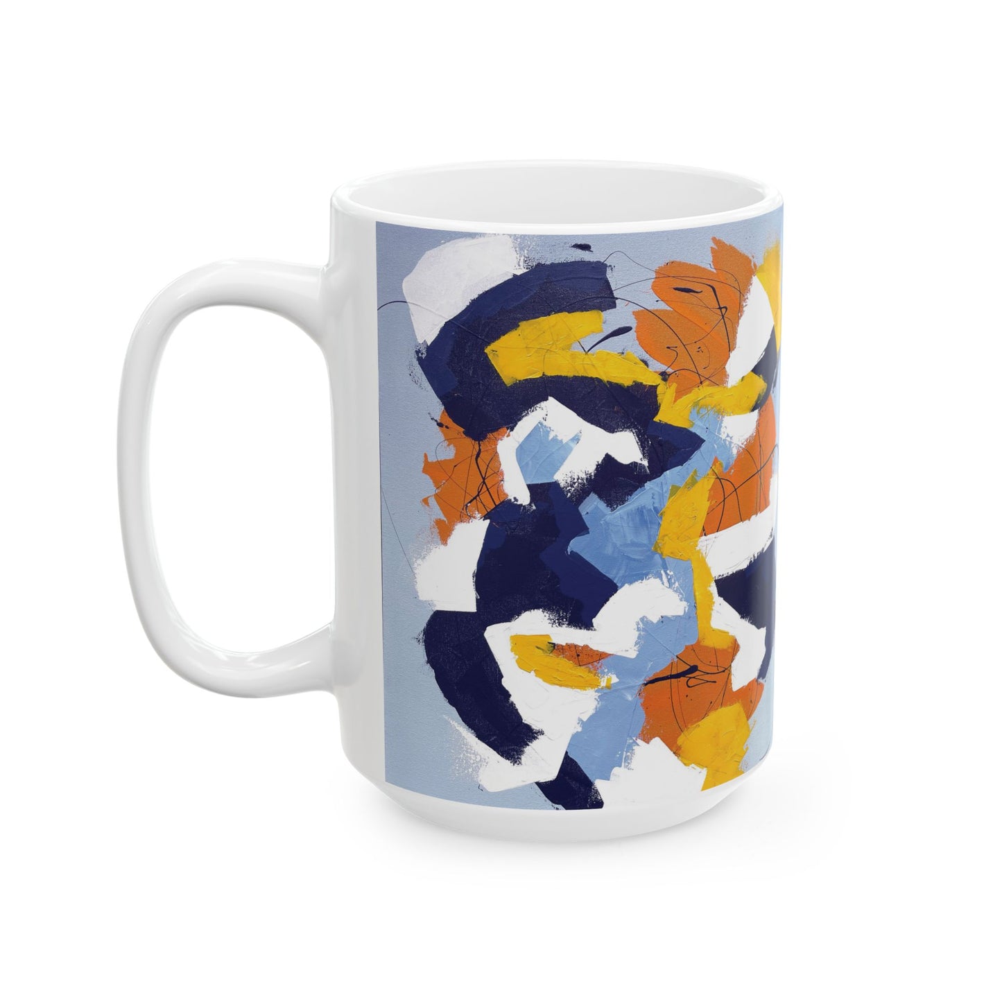 SpiralOutArt© "Gemini Juxtaposition" Ceramic Mug, (11oz, 15oz)