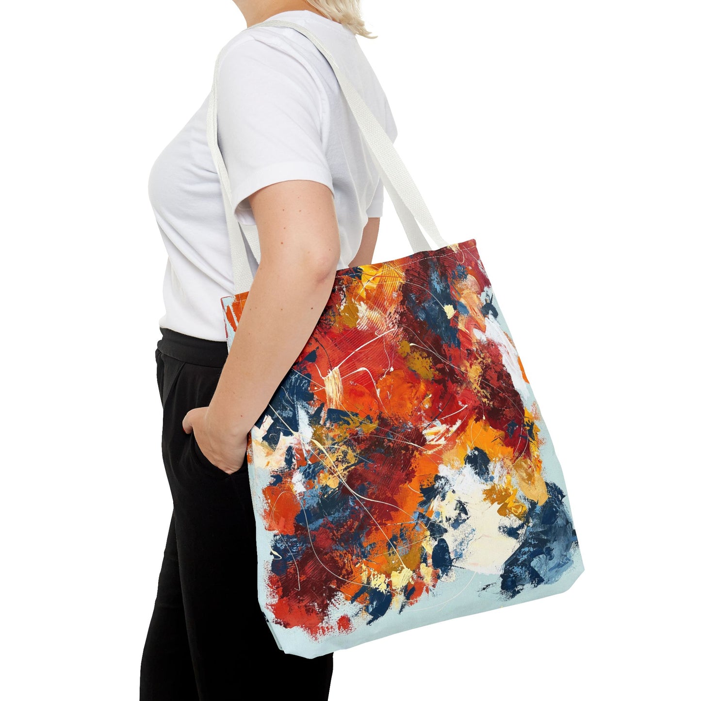 SpiralOutArt© "A Fish Can't See Water" Tote Bag (AOP)