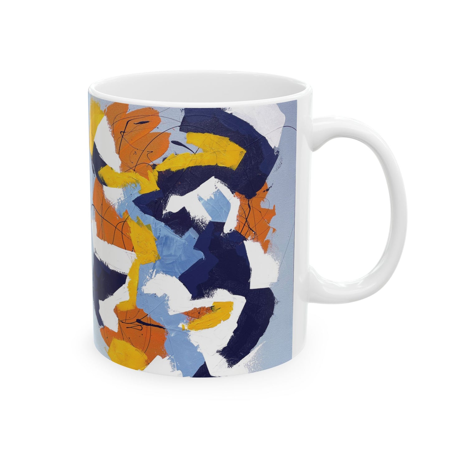 SpiralOutArt© "Gemini Juxtaposition" Ceramic Mug, (11oz, 15oz)