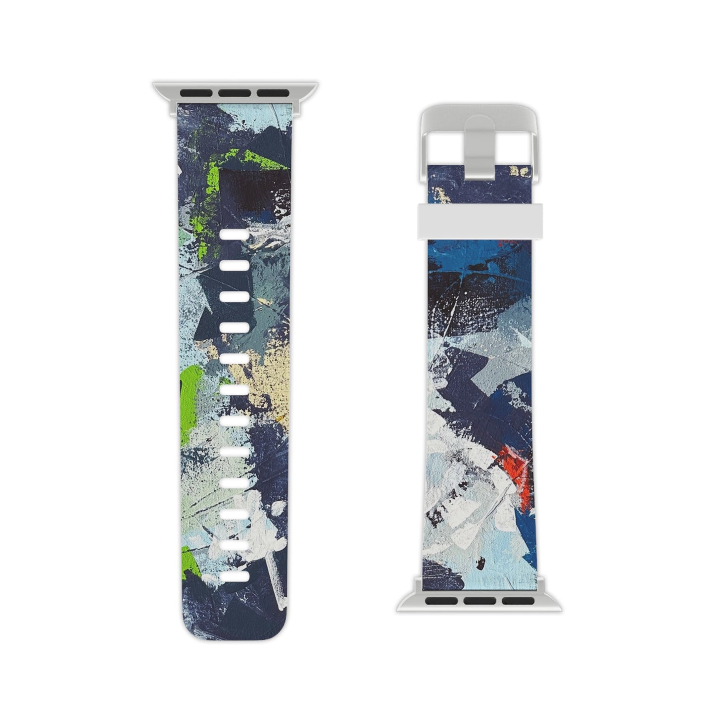 SpiralOutArt© "Skiing the Mexican Alps" Watch Band for Apple Watch