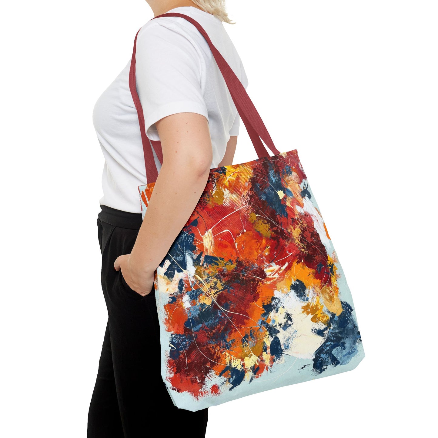 SpiralOutArt© "A Fish Can't See Water" Tote Bag (AOP)