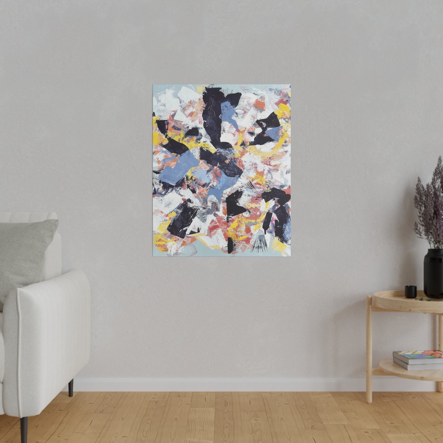 SpiralOutArt© "Like Spinning Plates" Matte Canvas, Stretched, 0.75"