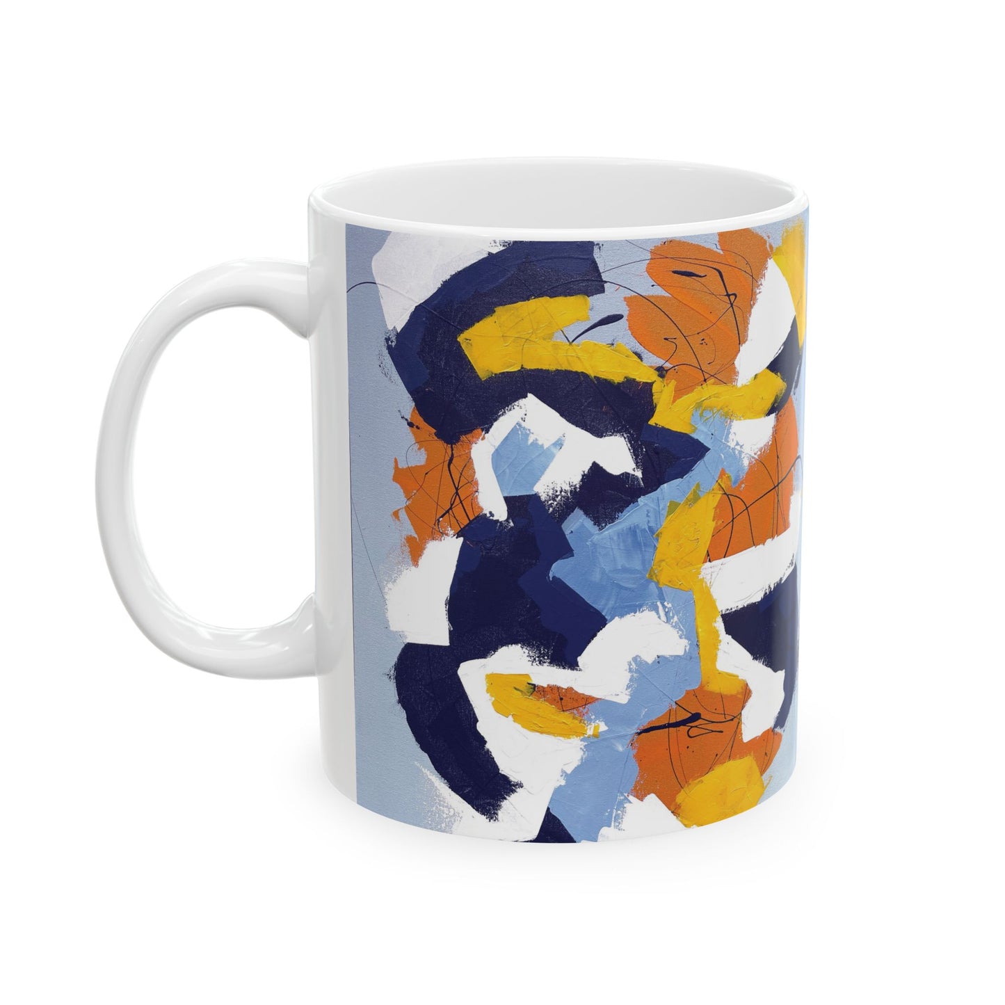 SpiralOutArt© "Gemini Juxtaposition" Ceramic Mug, (11oz, 15oz)