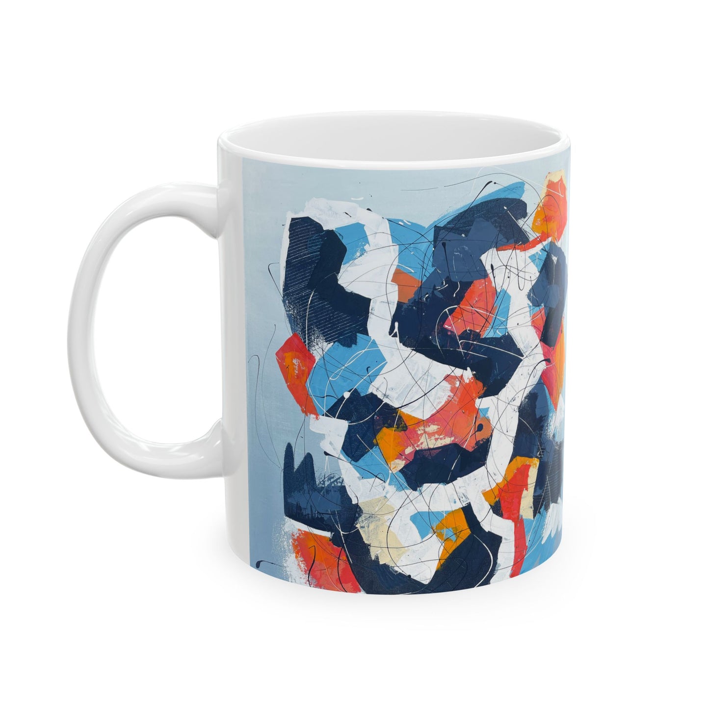 SpiralOutArt© "No Ask Assumption" Ceramic Mug, (11oz, 15oz)