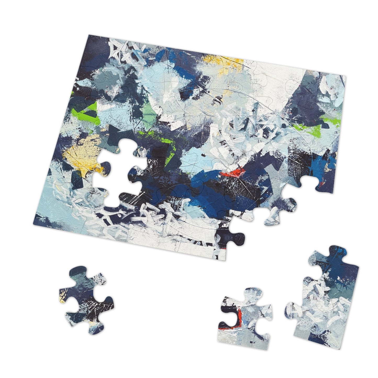 SpiralOutArt© "Skiing the Mexican Alps" Jigsaw Puzzle (30, 110, 252, 500, 1000-Piece)