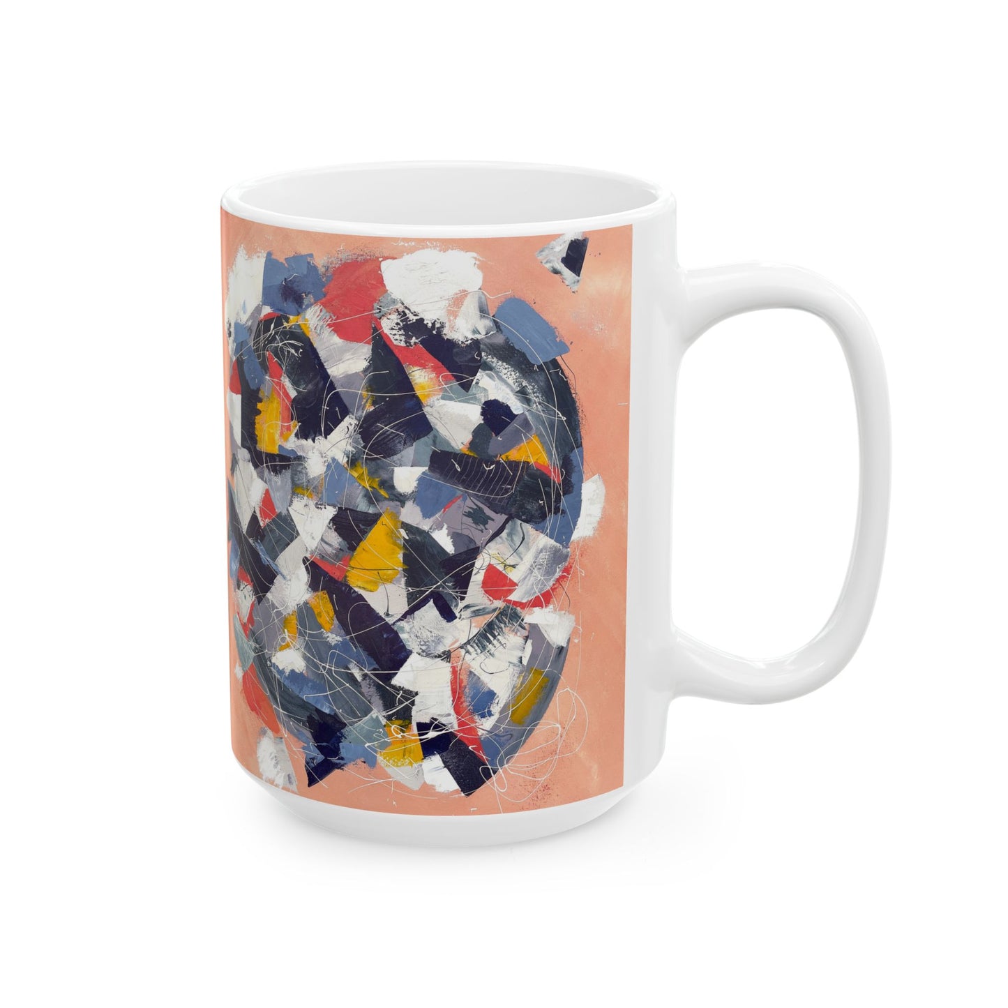 SpiralOutArt© "Little Revolving Doors" Ceramic Mug, (11oz, 15oz)