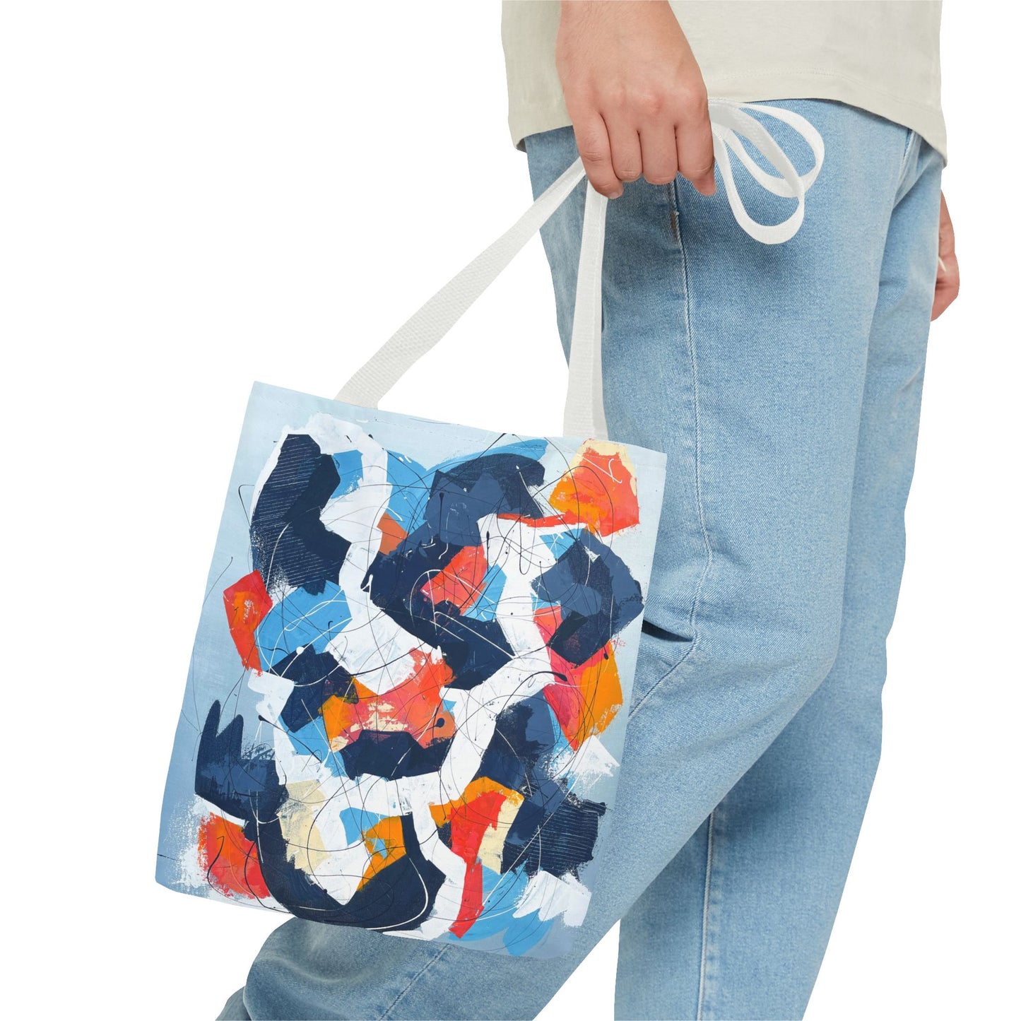 SpiralOutArt© "No Ask Assumption" Tote Bag (AOP)