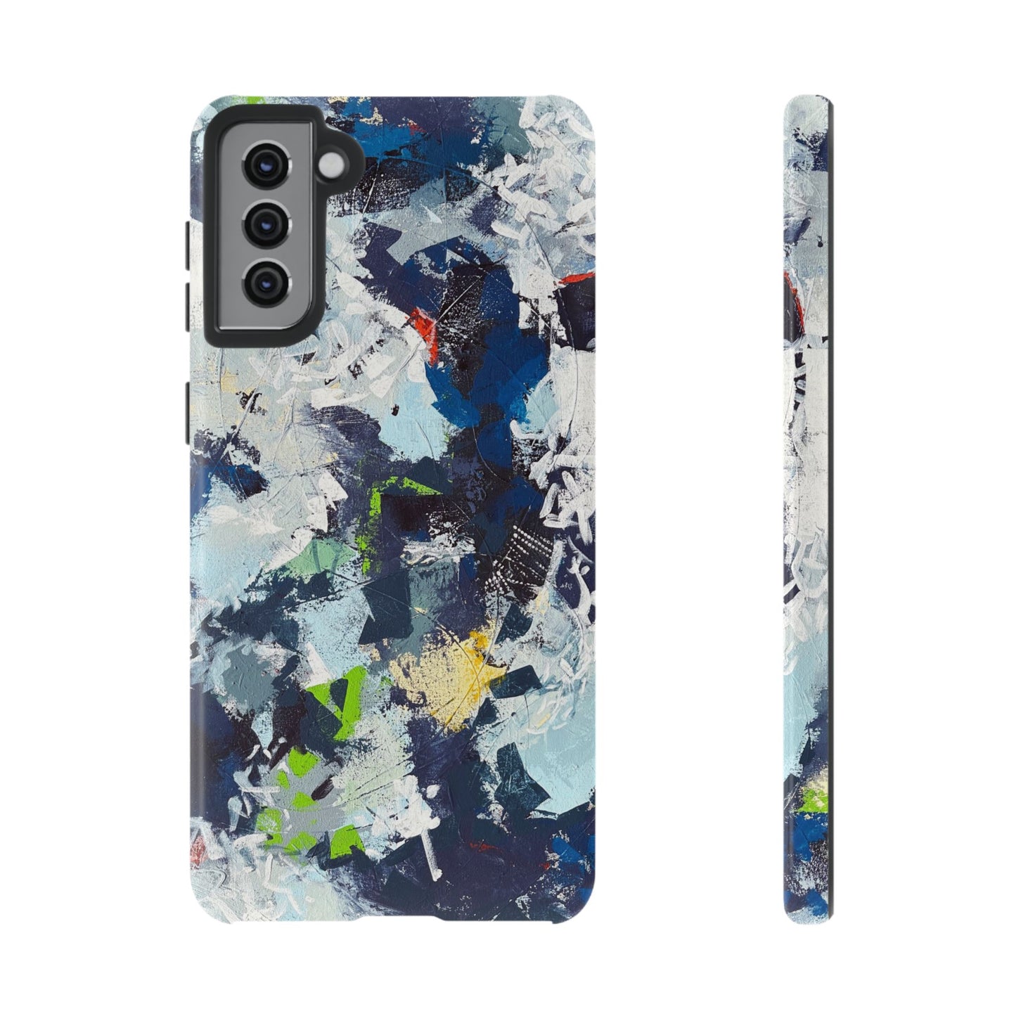 SpiralOutArt© "Skiing the Mexican Alps" – Tough Phone Case