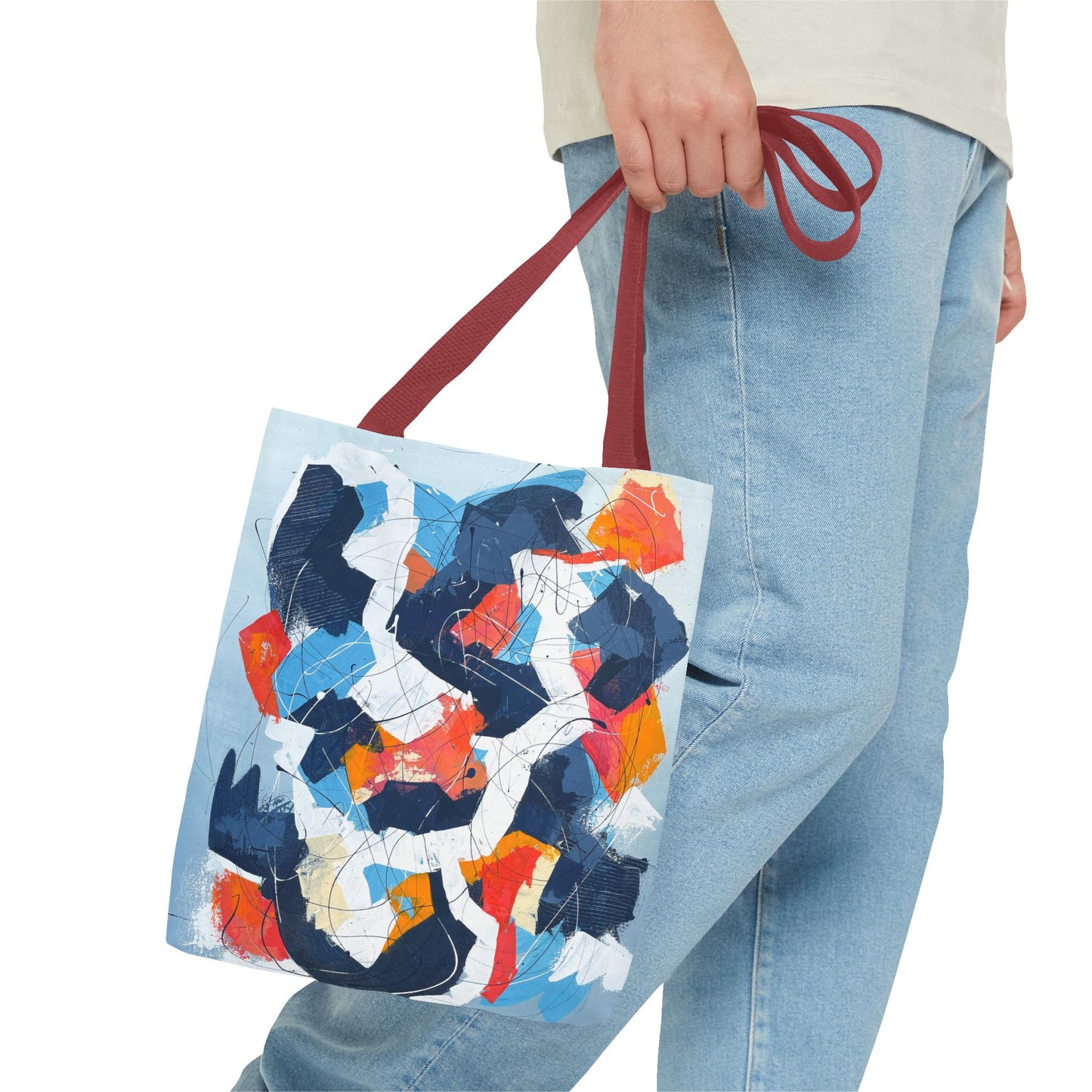 SpiralOutArt© "No Ask Assumption" Tote Bag (AOP)