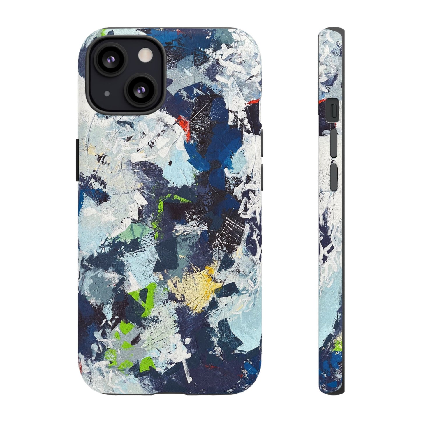 SpiralOutArt© "Skiing the Mexican Alps" – Tough Phone Case