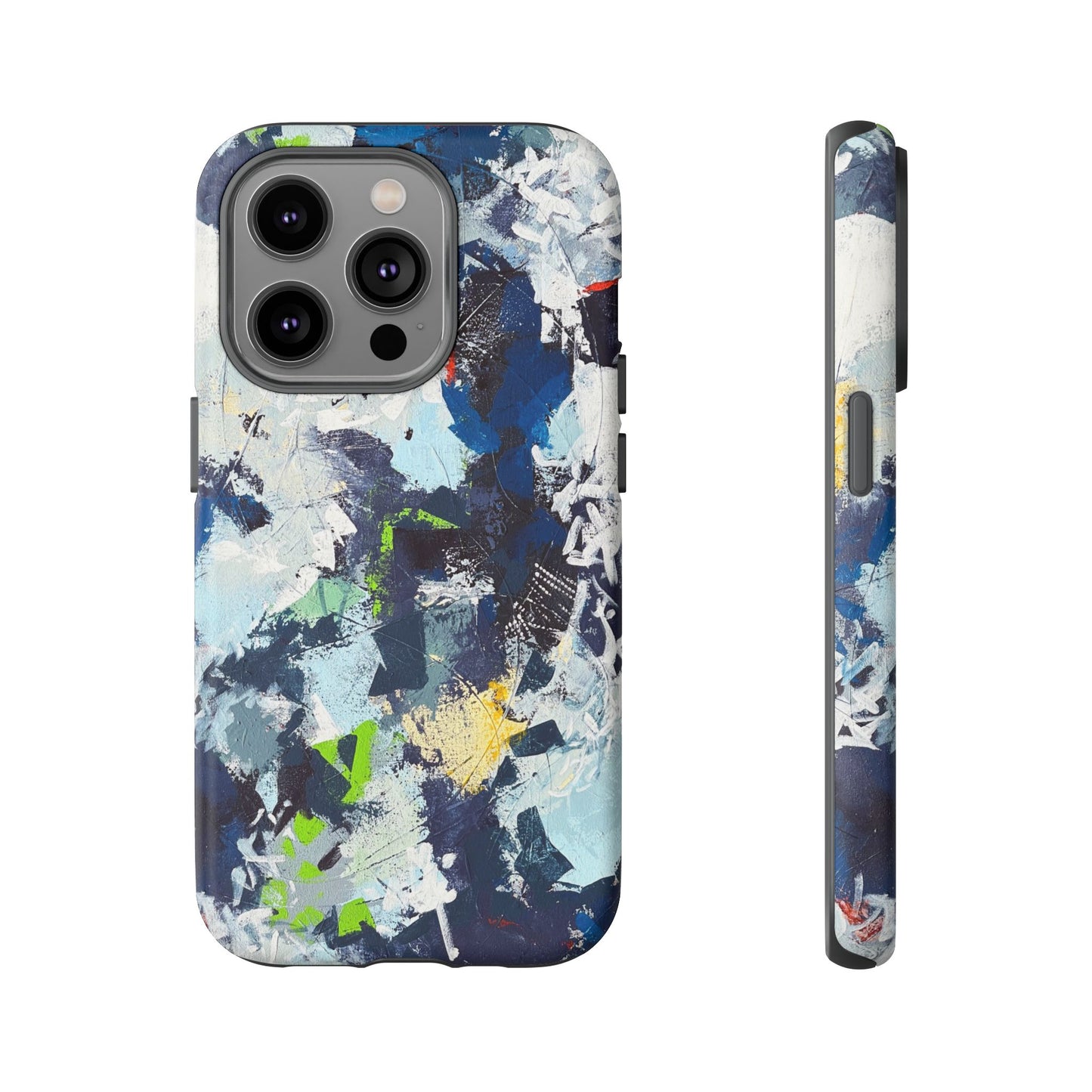 SpiralOutArt© "Skiing the Mexican Alps" – Tough Phone Case