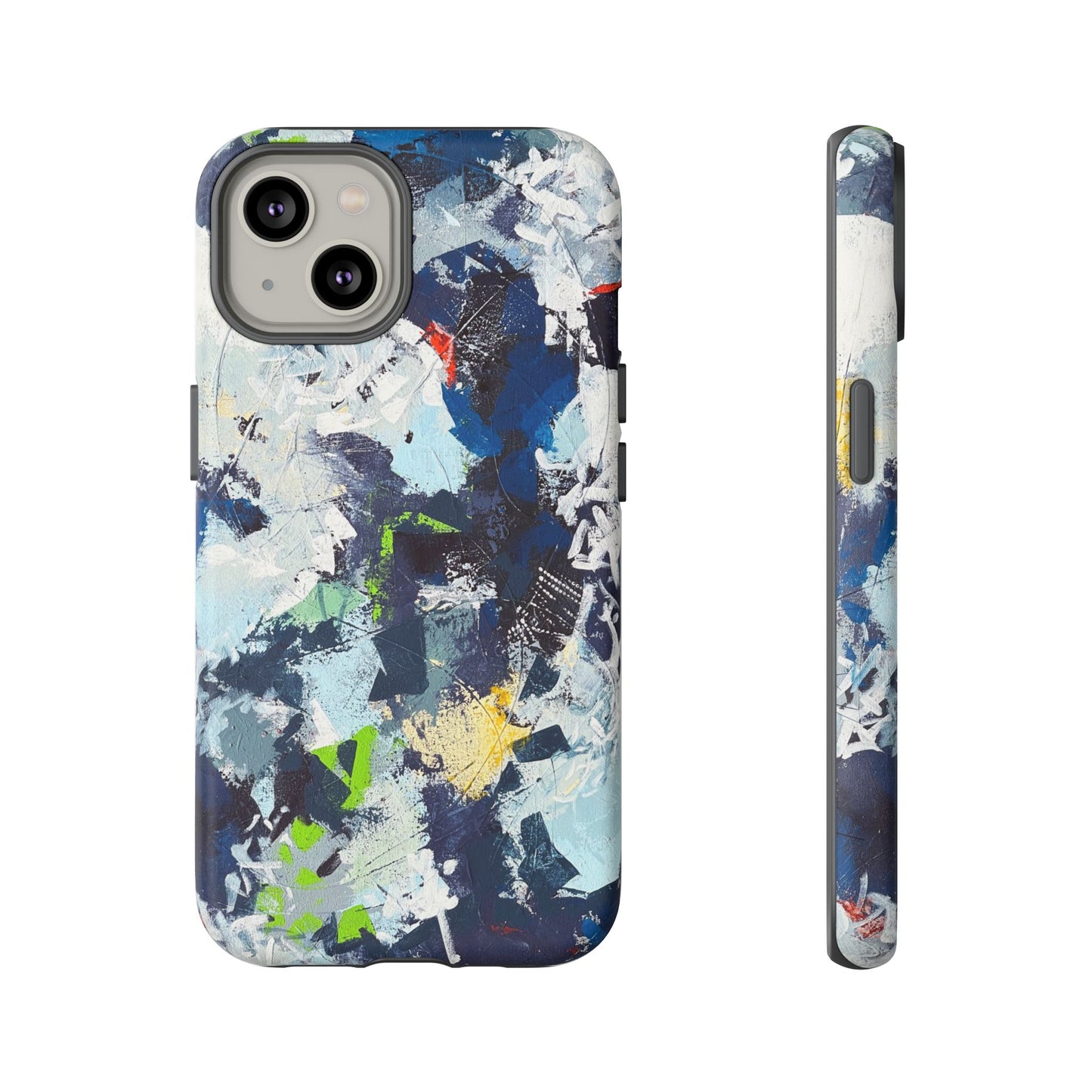 SpiralOutArt© "Skiing the Mexican Alps" – Tough Phone Case