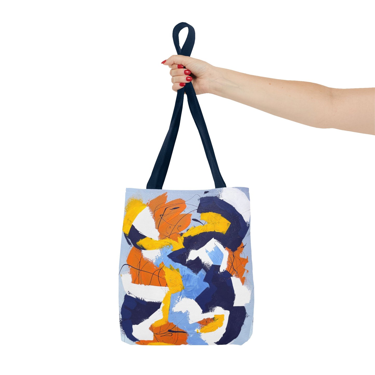 SpiralOutArt© "Gemini Juxtaposition" Tote Bag (AOP)