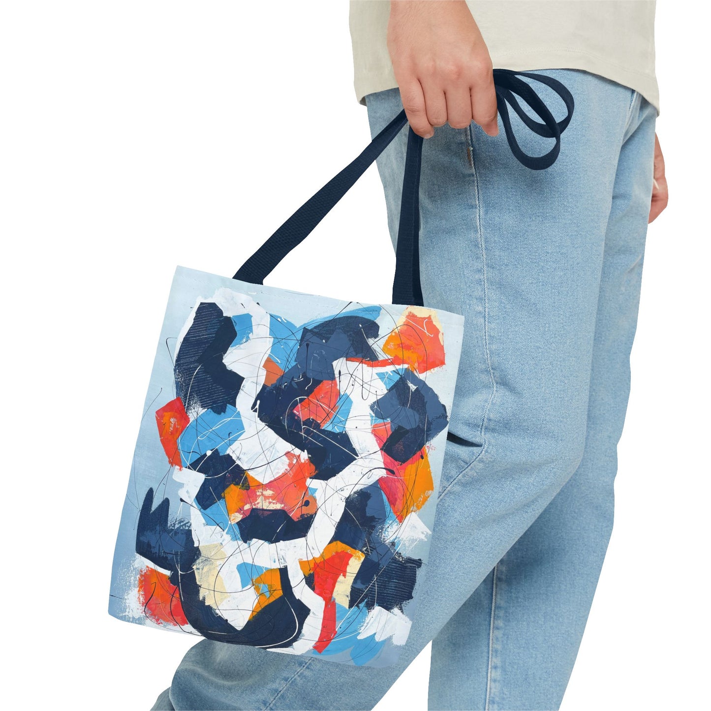 SpiralOutArt© "No Ask Assumption" Tote Bag (AOP)