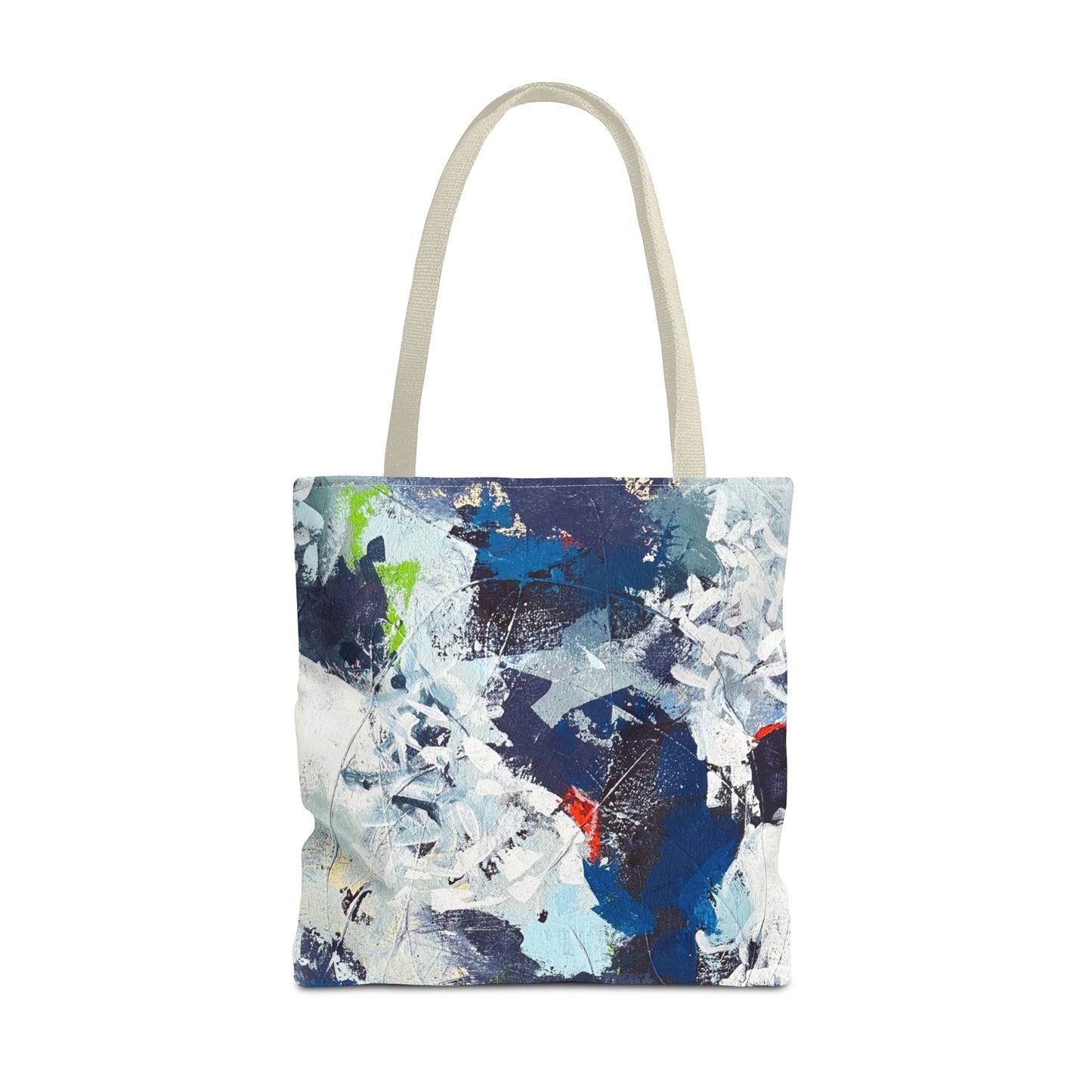 SpiralOutArt© "Skiing the Mexican Alps" Tote Bag (AOP)