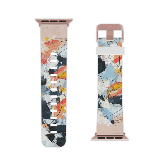 SpiralOutArt© "Late-Stage Capitalist Melancholy" Watch Band for Apple Watch