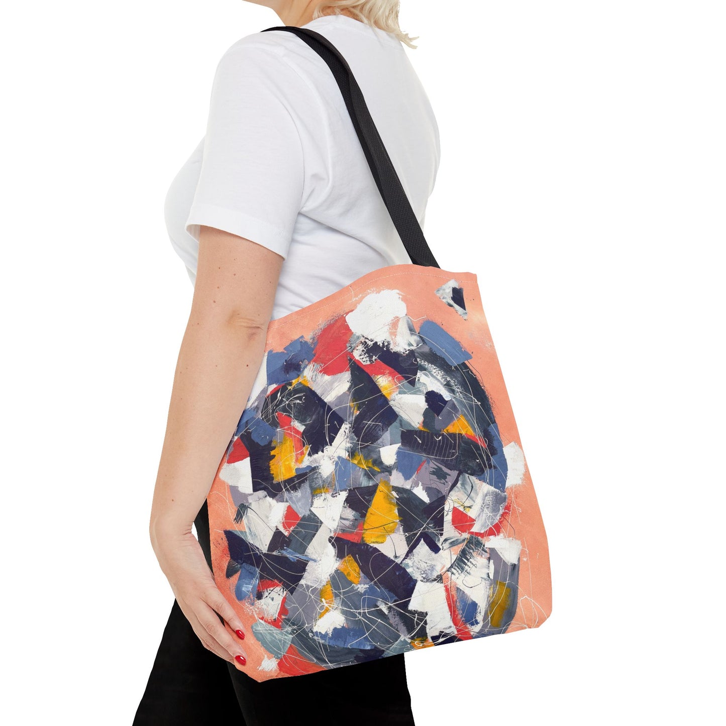 SpiralOutArt© "Little Revolving Doors" Tote Bag (AOP)