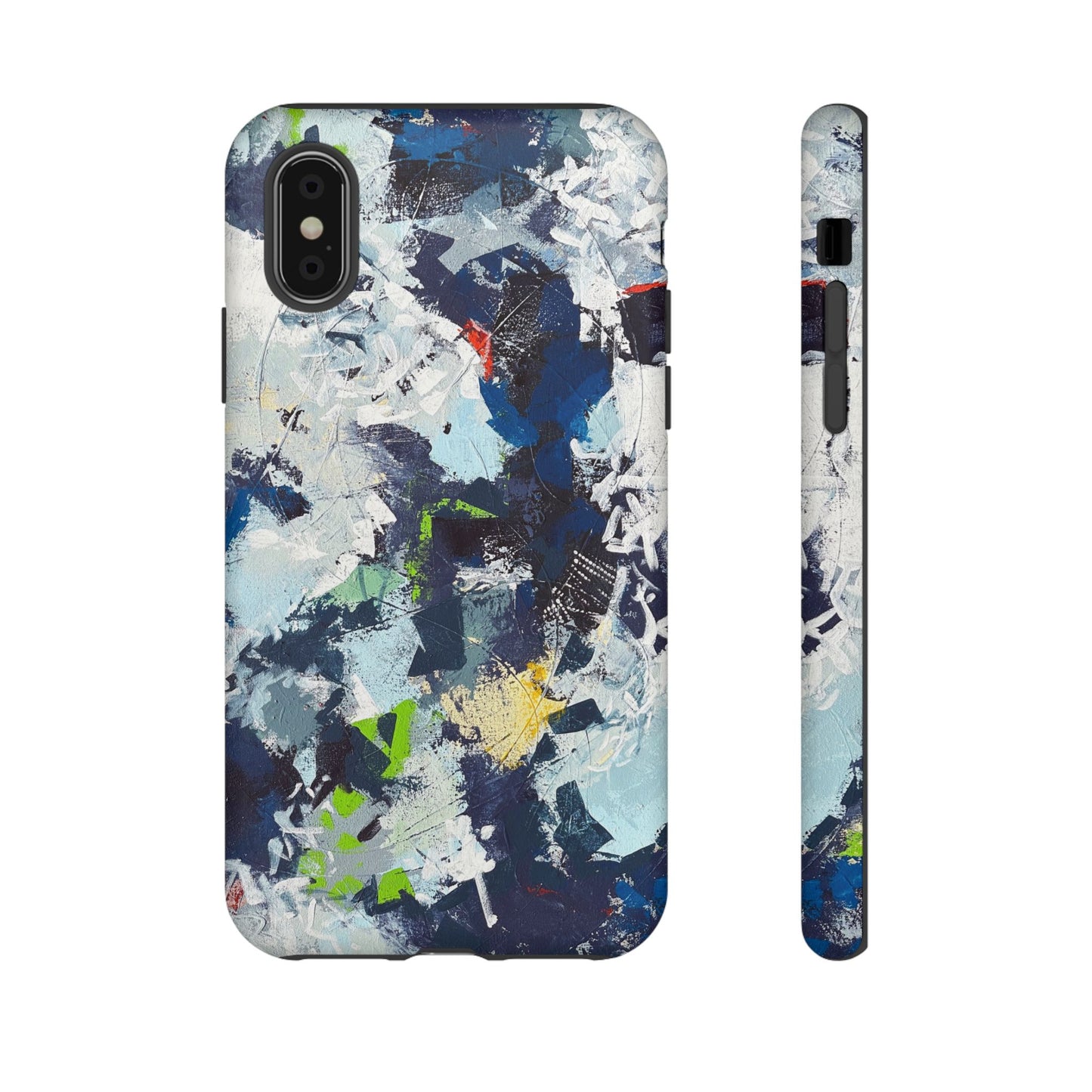 SpiralOutArt© "Skiing the Mexican Alps" – Tough Phone Case