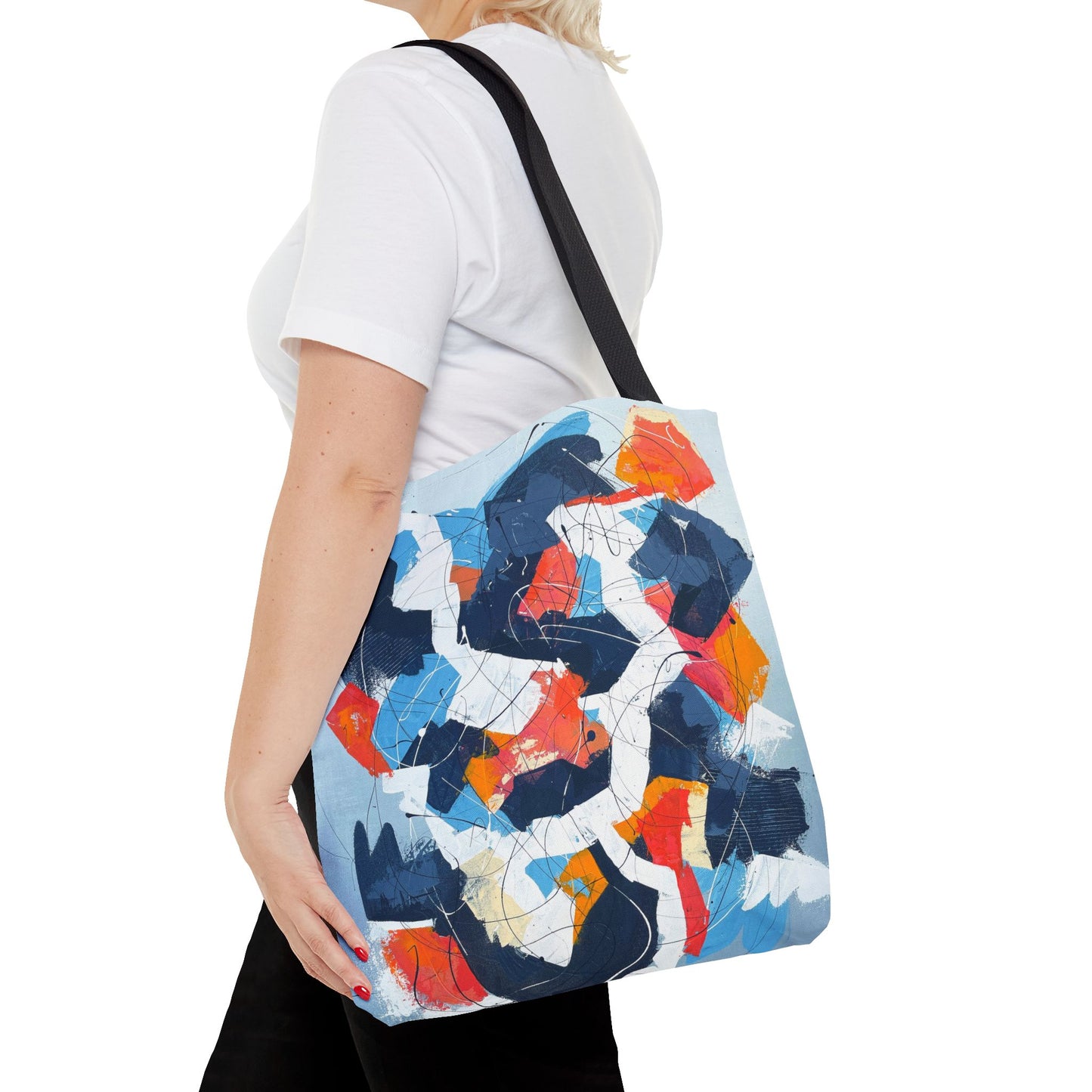 SpiralOutArt© "No Ask Assumption" Tote Bag (AOP)