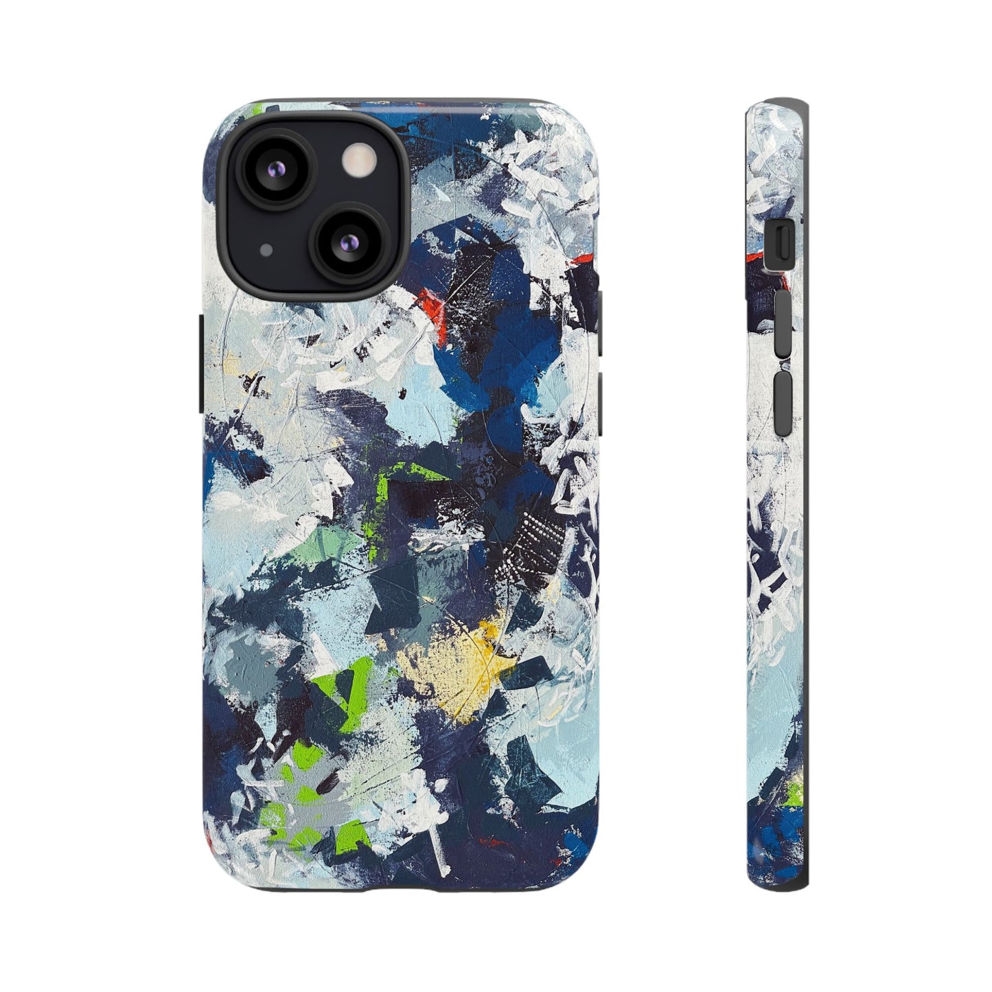 SpiralOutArt© "Skiing the Mexican Alps" – Tough Phone Case