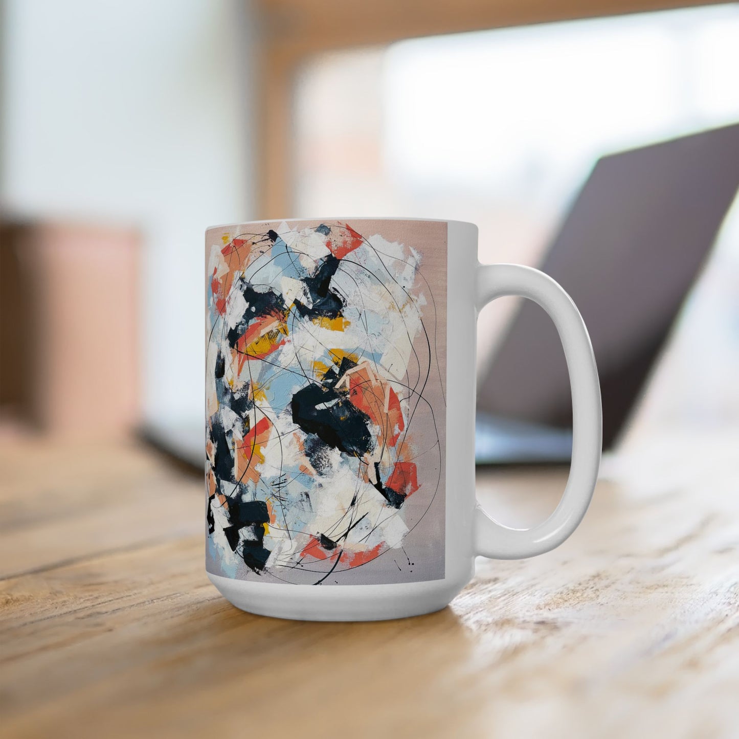 SpiralOutArt© "Late-Stage Capitalist Melancholy" Ceramic Mug, (11oz, 15oz)