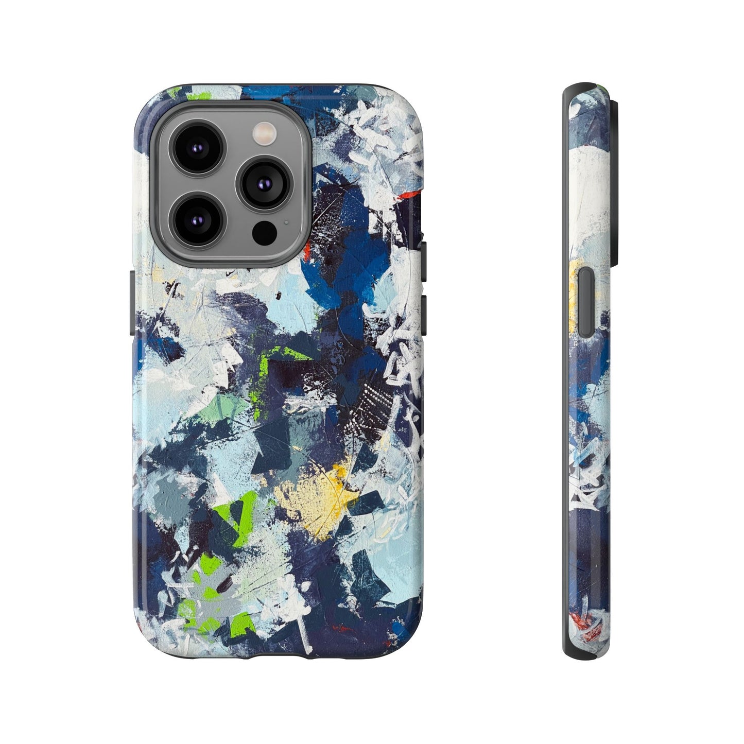 SpiralOutArt© "Skiing the Mexican Alps" – Tough Phone Case