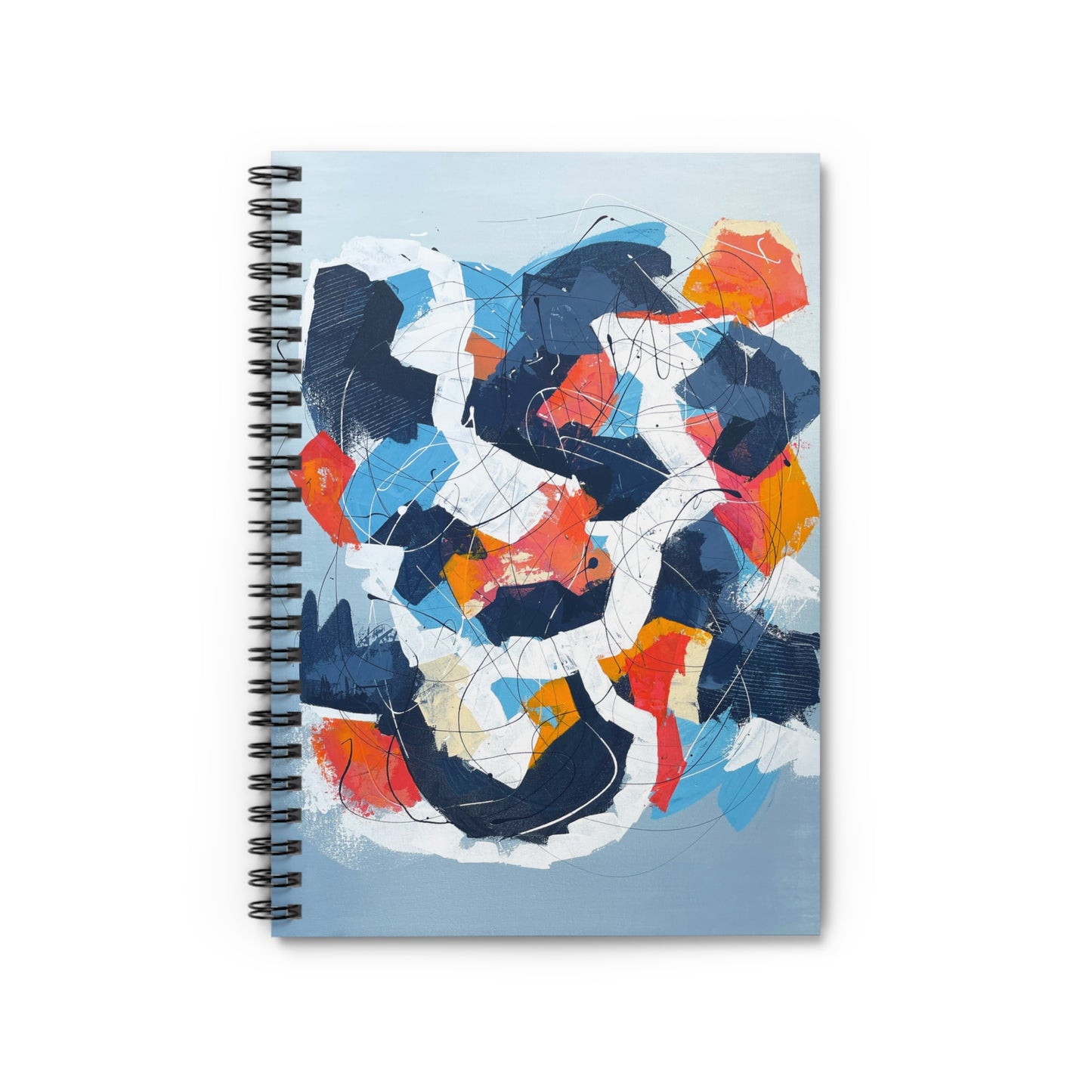 SpiralOutArt© "No Ask Assumption" – Spiral Notebook - Ruled Line