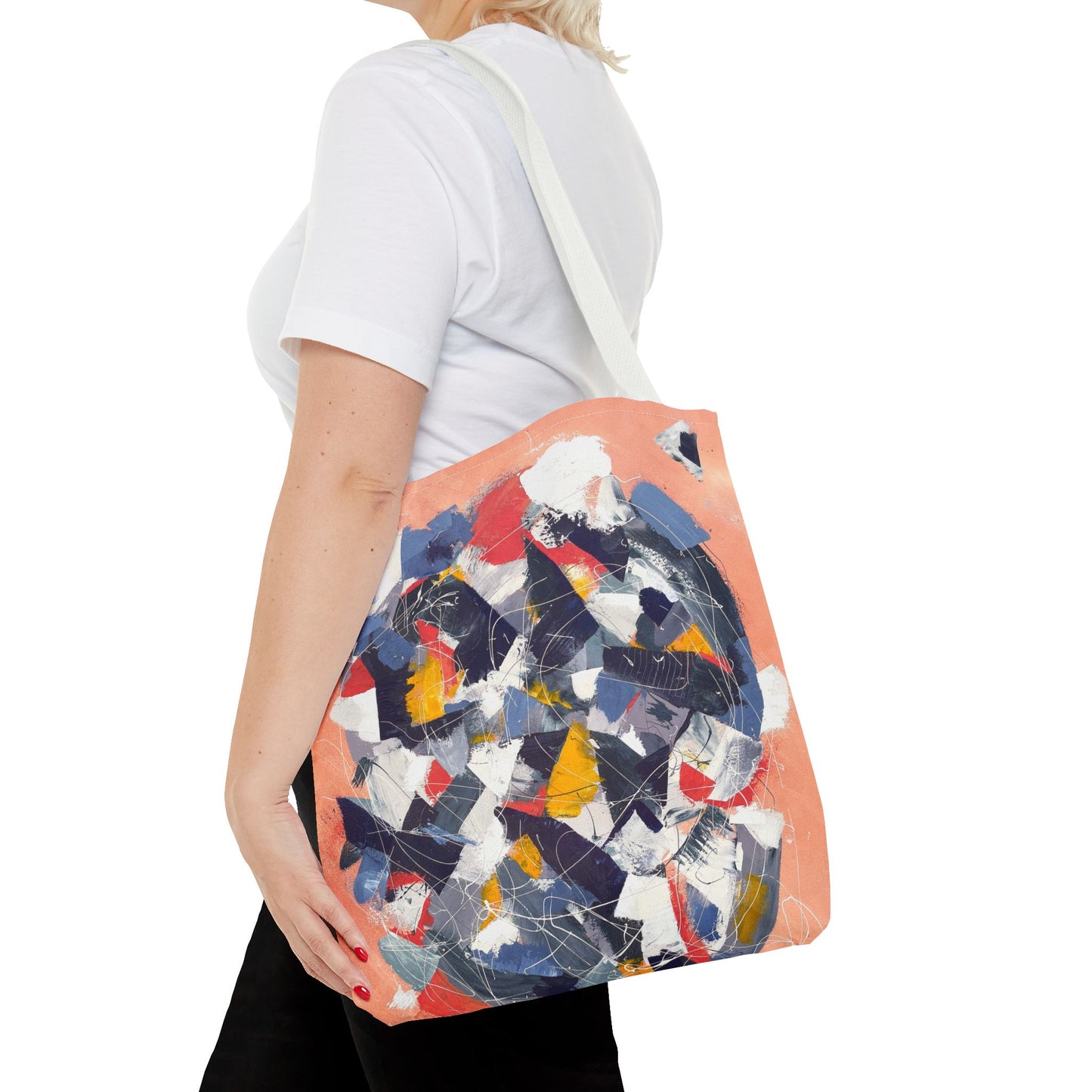 SpiralOutArt© "Little Revolving Doors" Tote Bag (AOP)