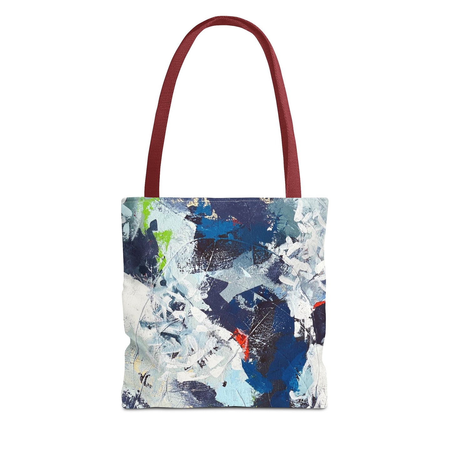 SpiralOutArt© "Skiing the Mexican Alps" Tote Bag (AOP)